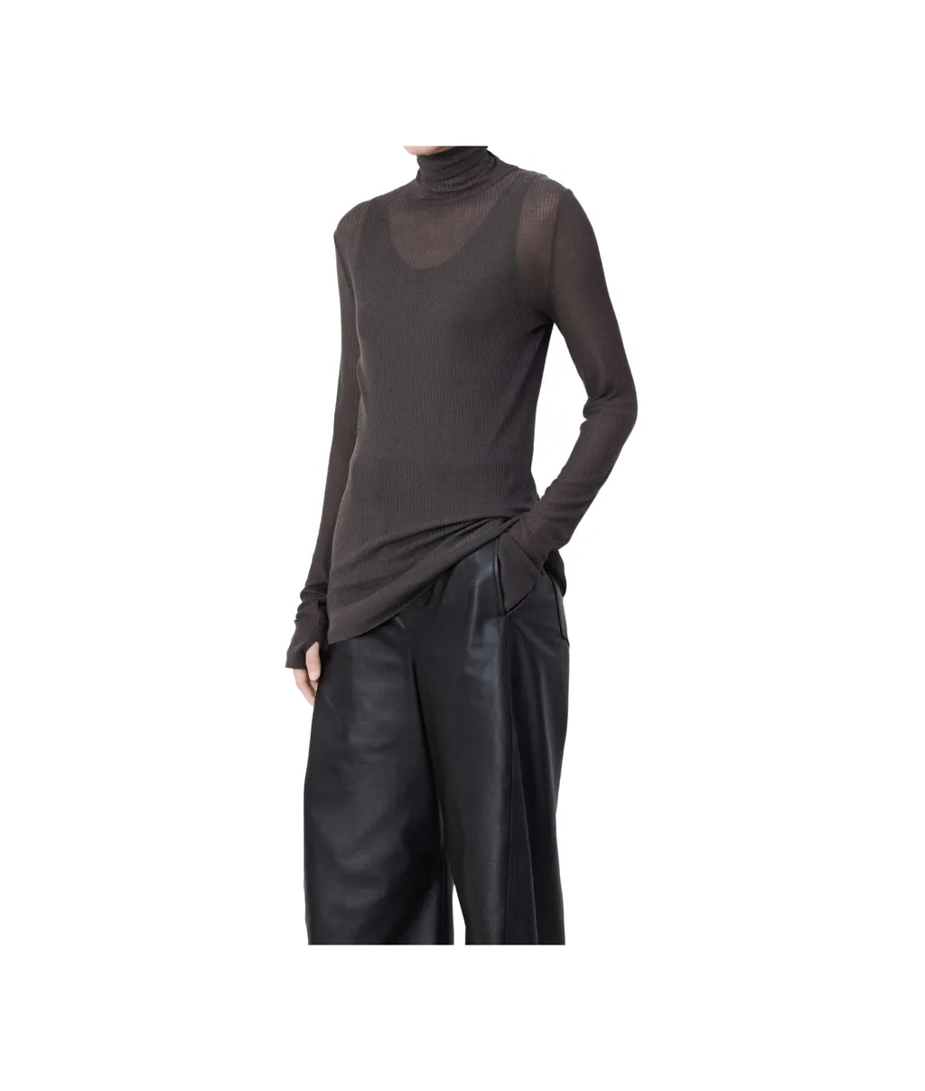 Seamless High Neck Top