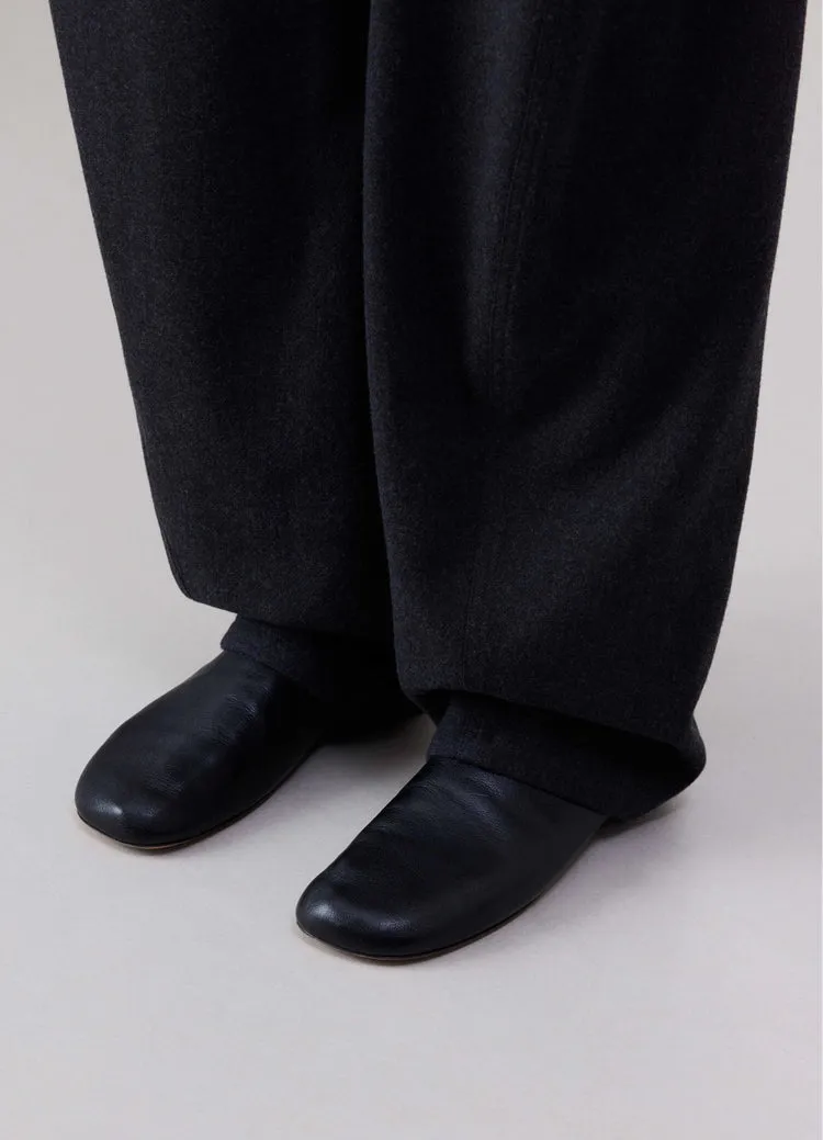 Square Toe Folding-Heel Slippers