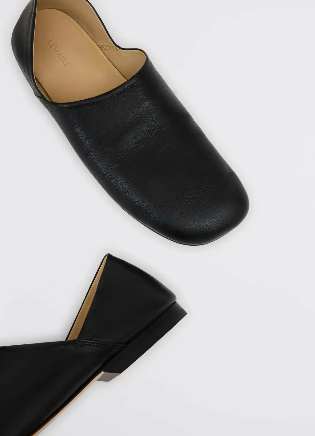 Square Toe Folding-Heel Slippers