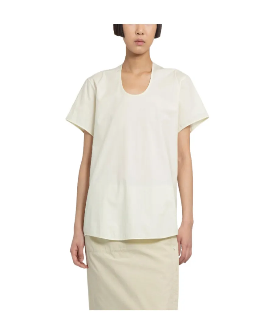 U-Neck Short-Sleeved T-Shirt