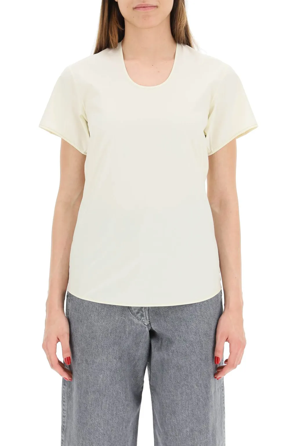 U-Neck Short-Sleeved T-Shirt
