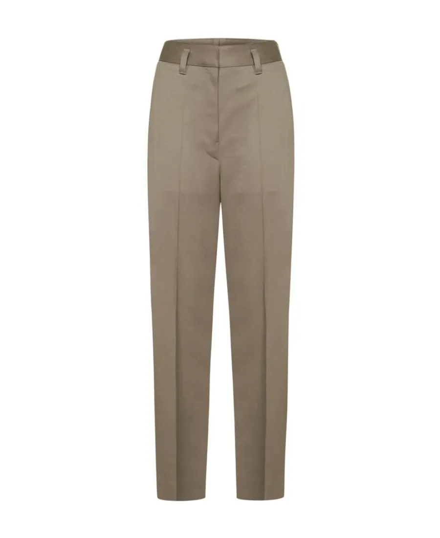High-Rise Tailored Trousers
