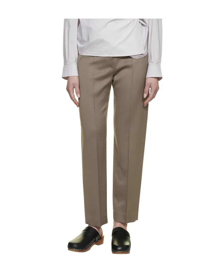 High-Rise Tailored Trousers
