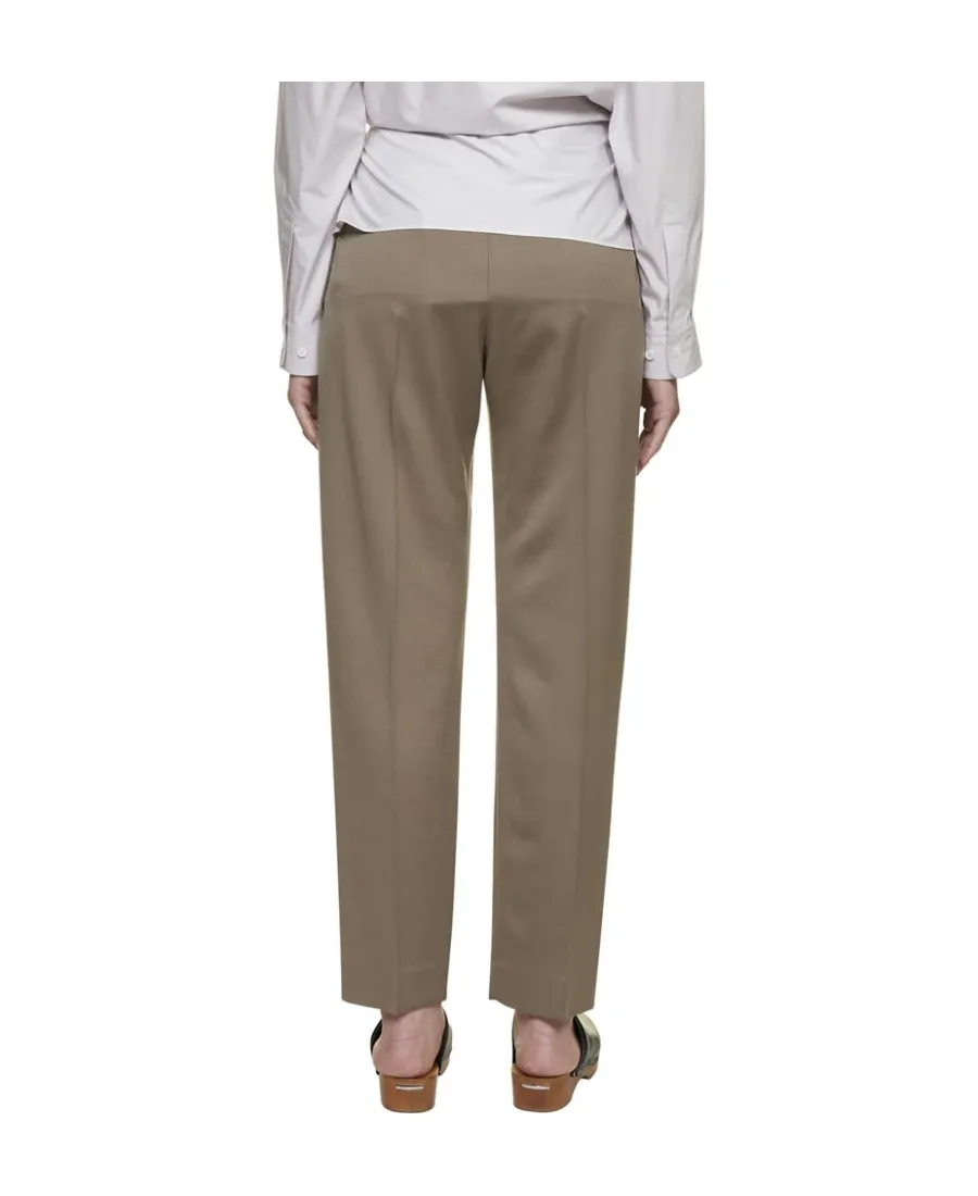 High-Rise Tailored Trousers