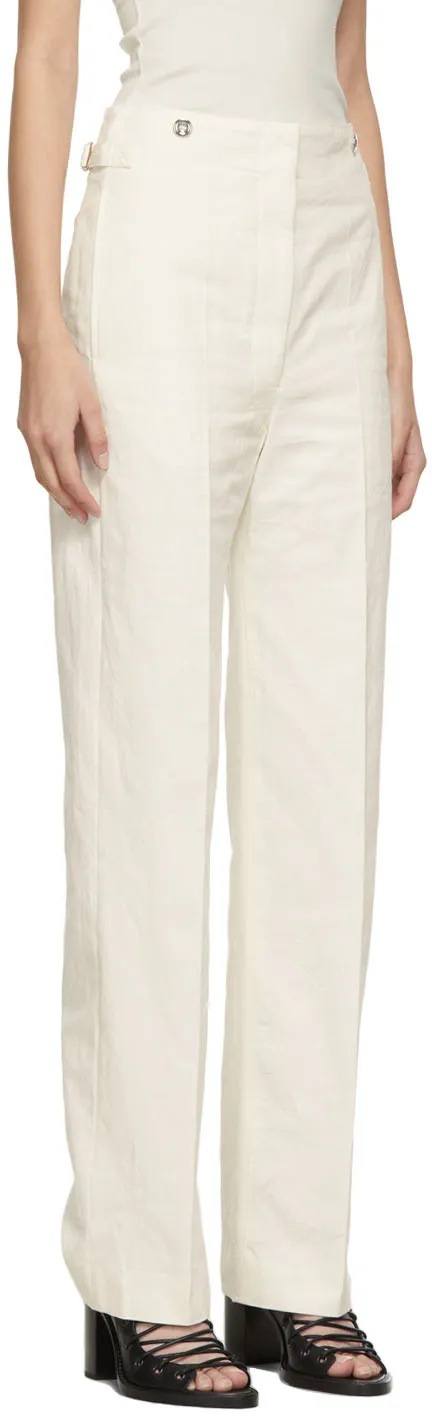 High-Waisted Wide Leg Trousers