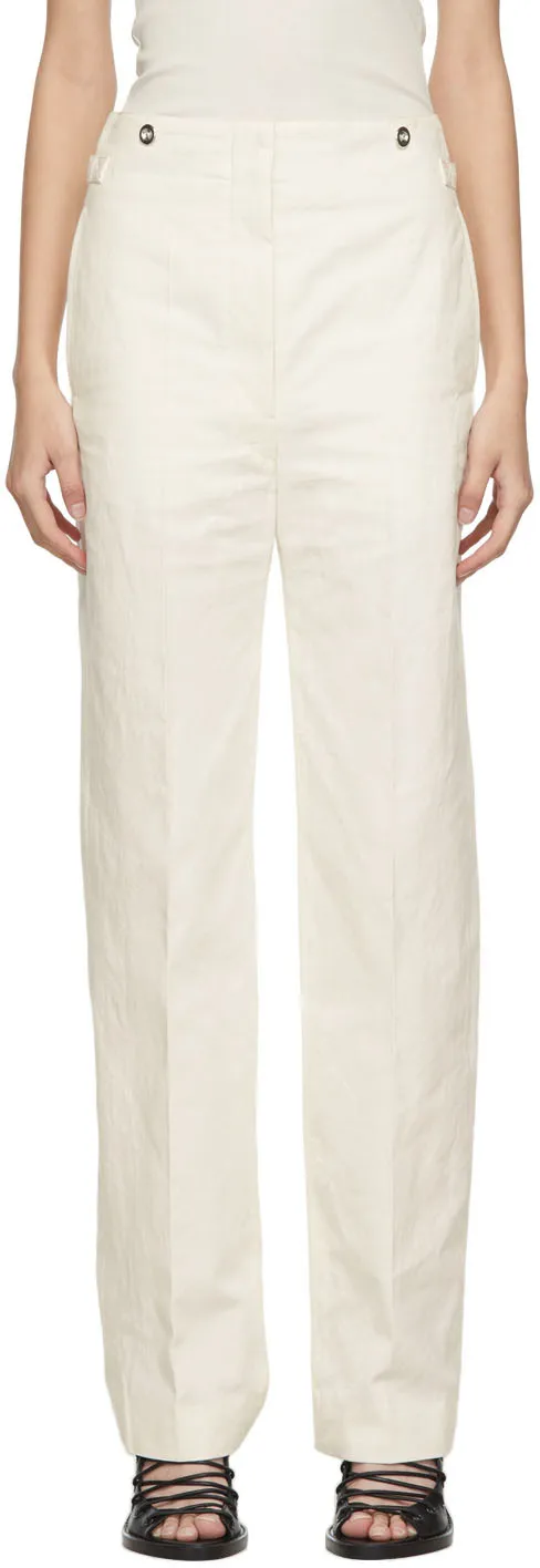 High-Waisted Wide Leg Trousers