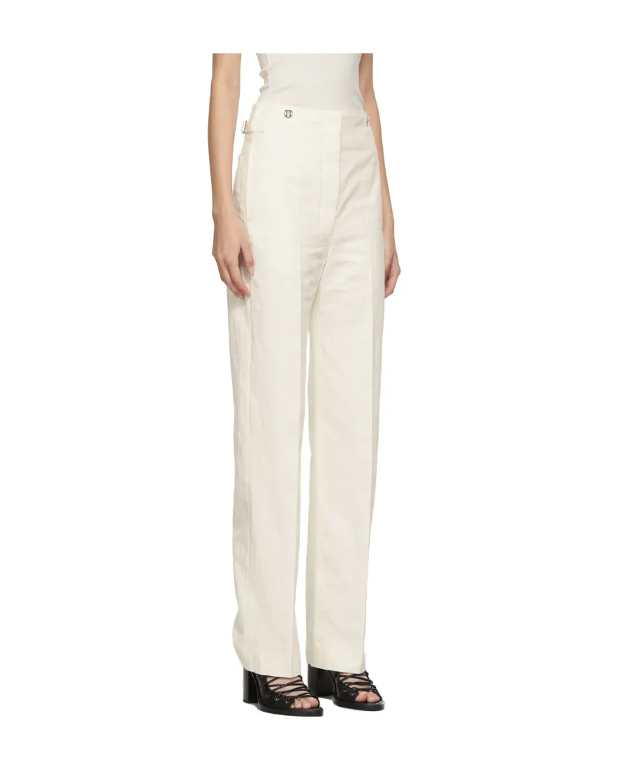 High-Waisted Wide Leg Trousers
