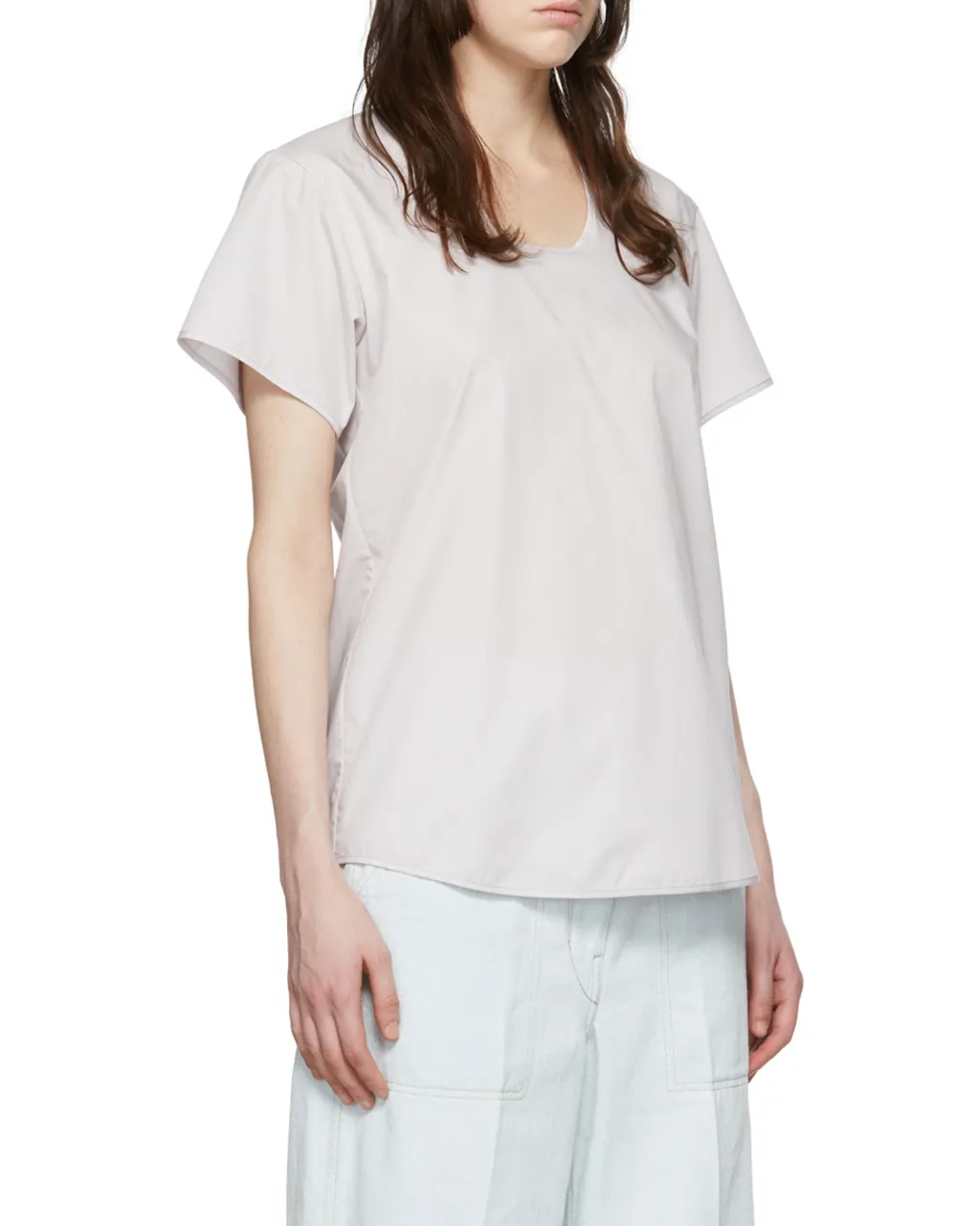 U-Neck Short-Sleeved T-Shirt