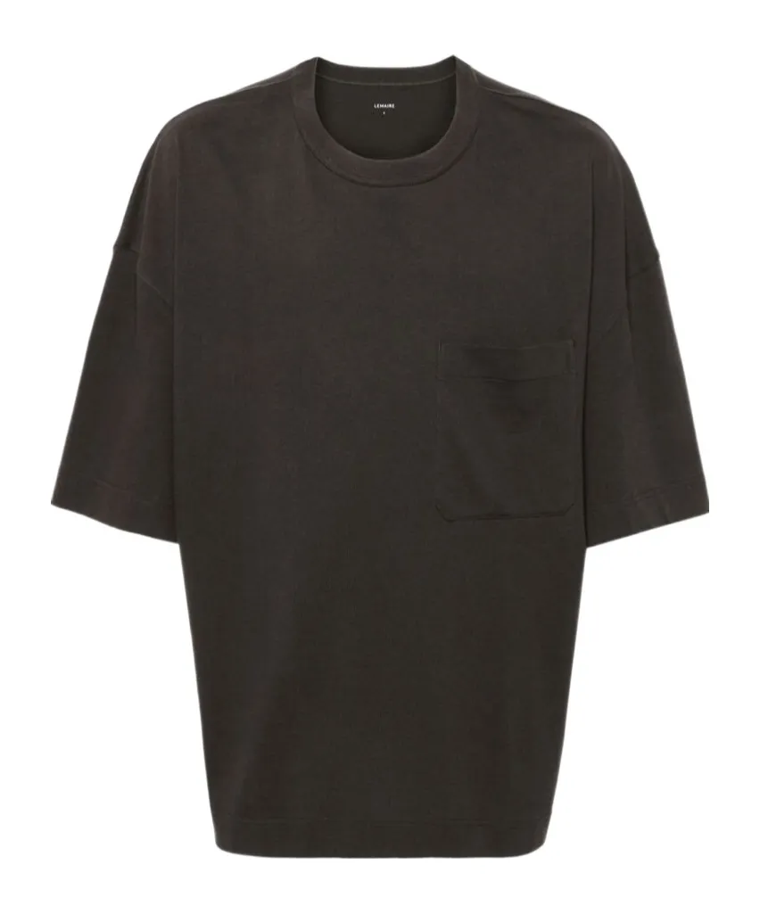 Crewneck Straight Hem T-Shirt