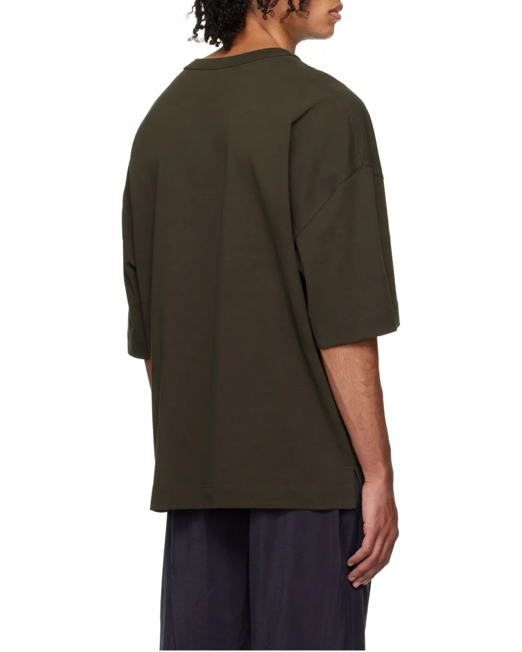 Crewneck Straight Hem T-Shirt