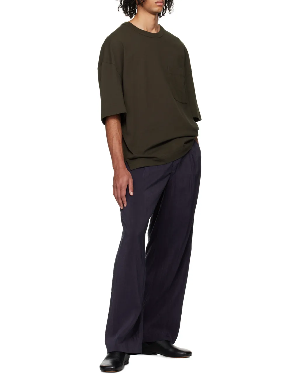 Crewneck Straight Hem T-Shirt