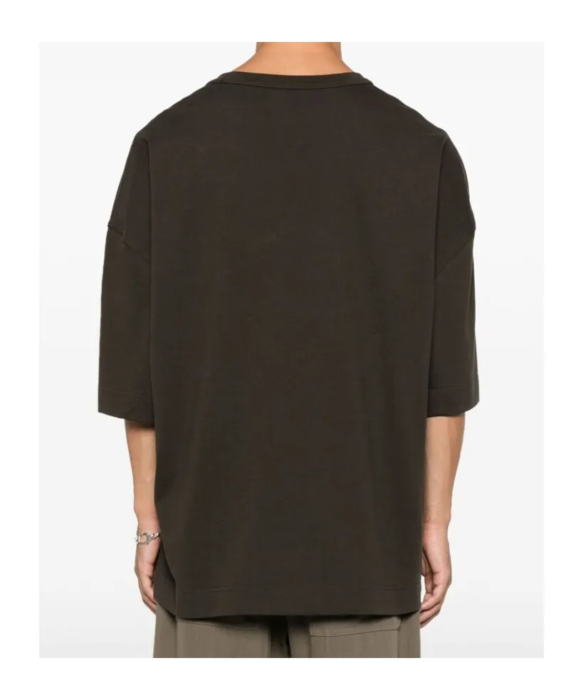 Crewneck Straight Hem T-Shirt