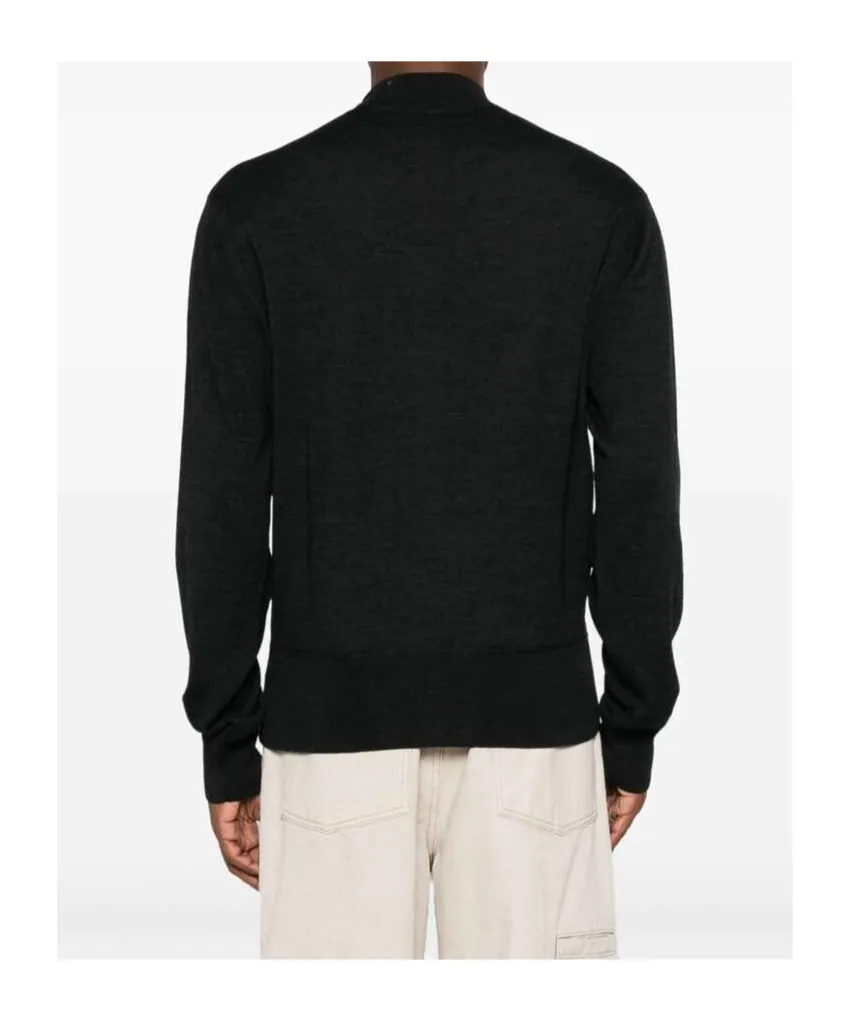 Mock-Neck Knitted Jumper