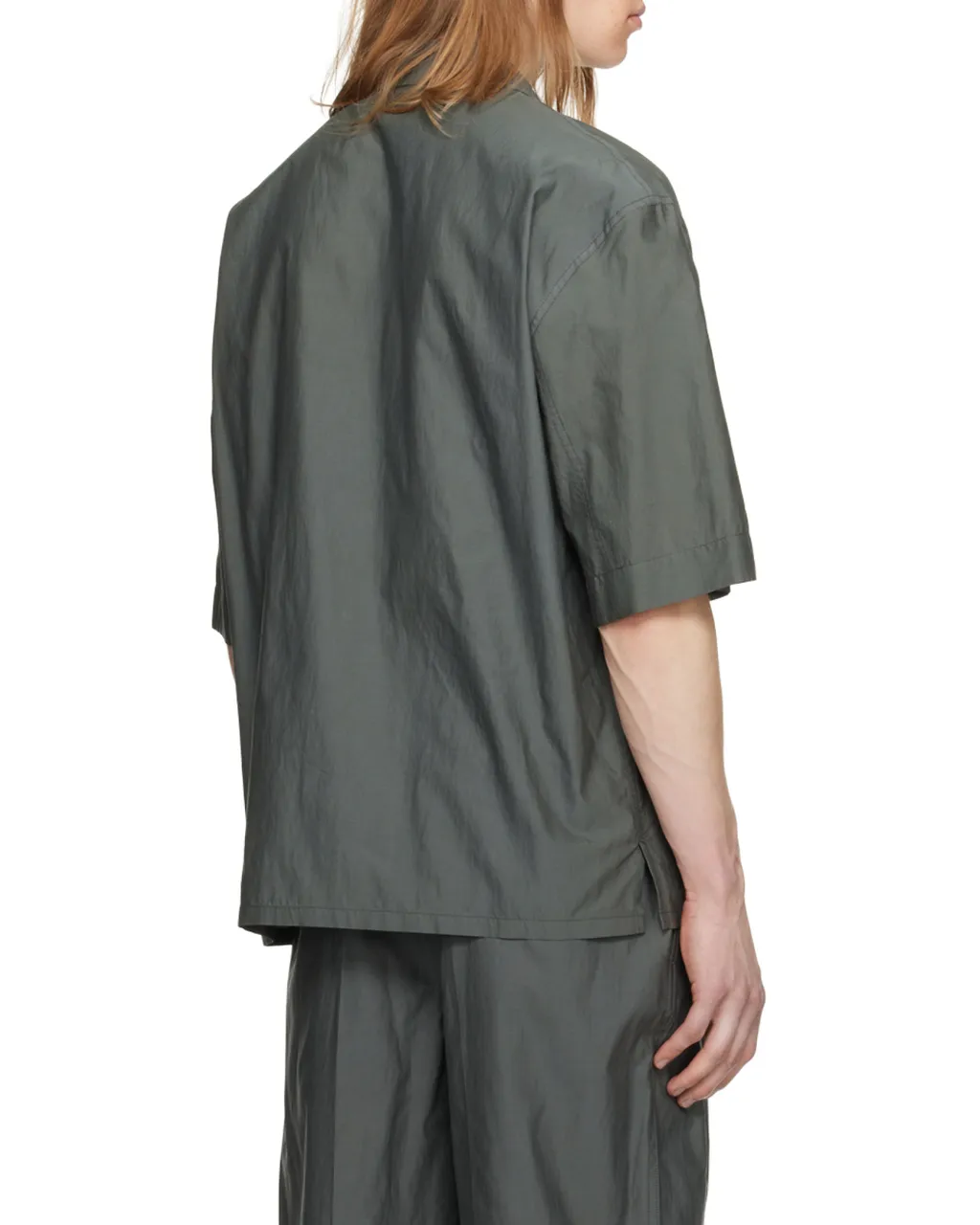 Short-Sleeved Button-Up Shirt