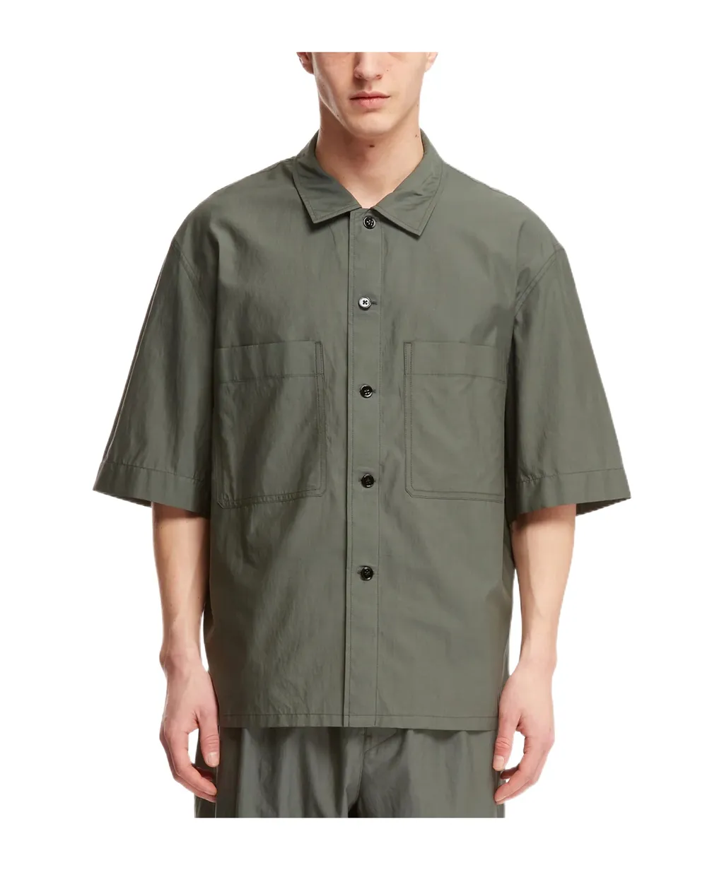 Short-Sleeved Button-Up Shirt