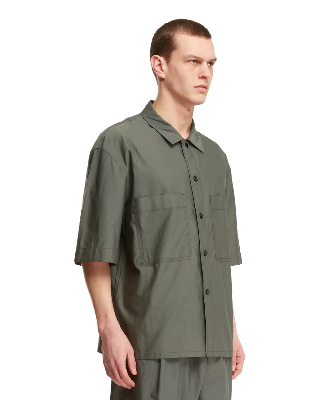 Short-Sleeved Button-Up Shirt