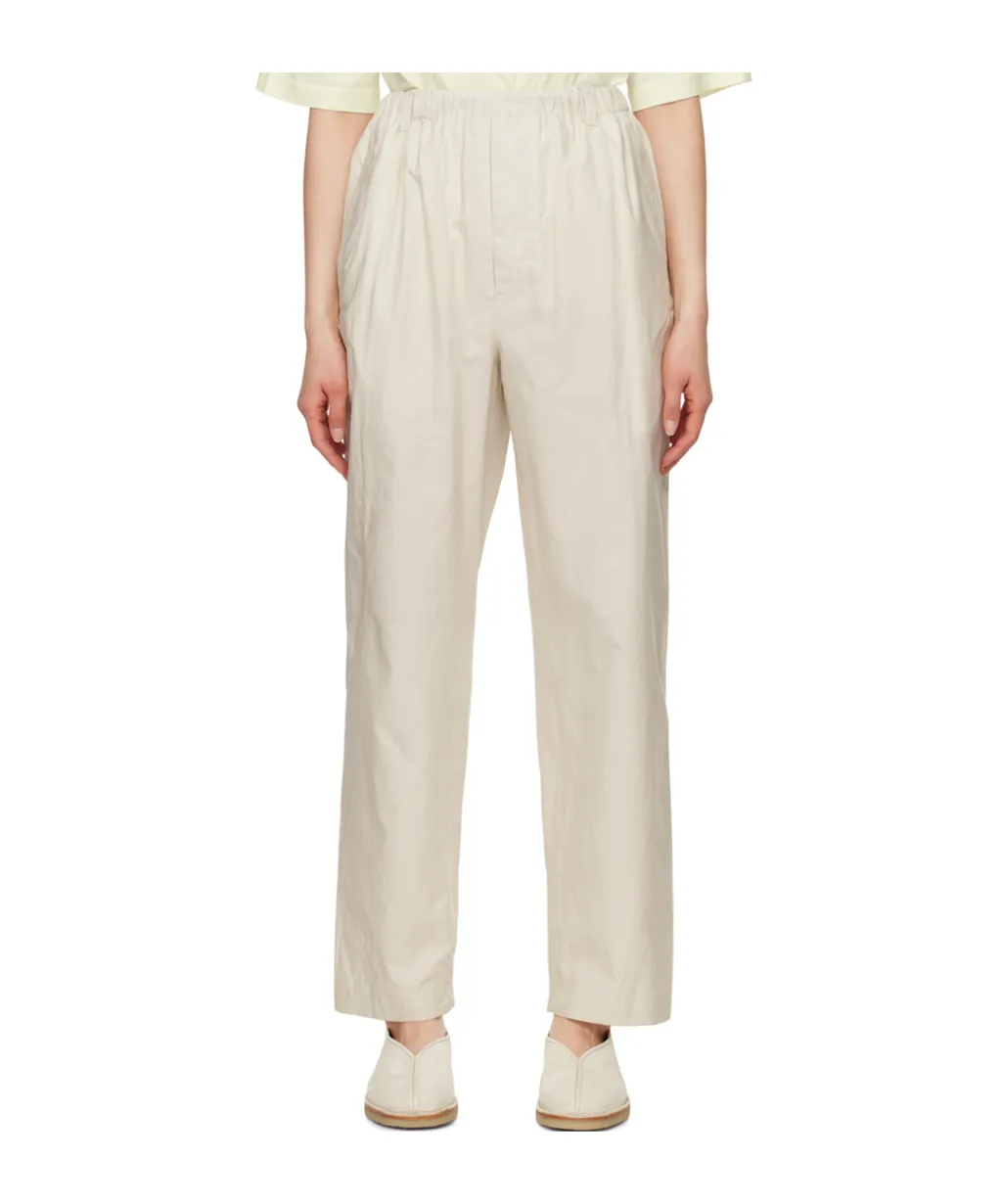Relaxed Elastic Waist Casual Pants
