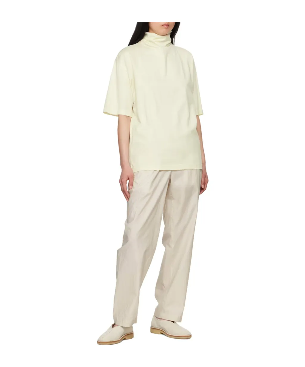 Relaxed Elastic Waist Casual Pants