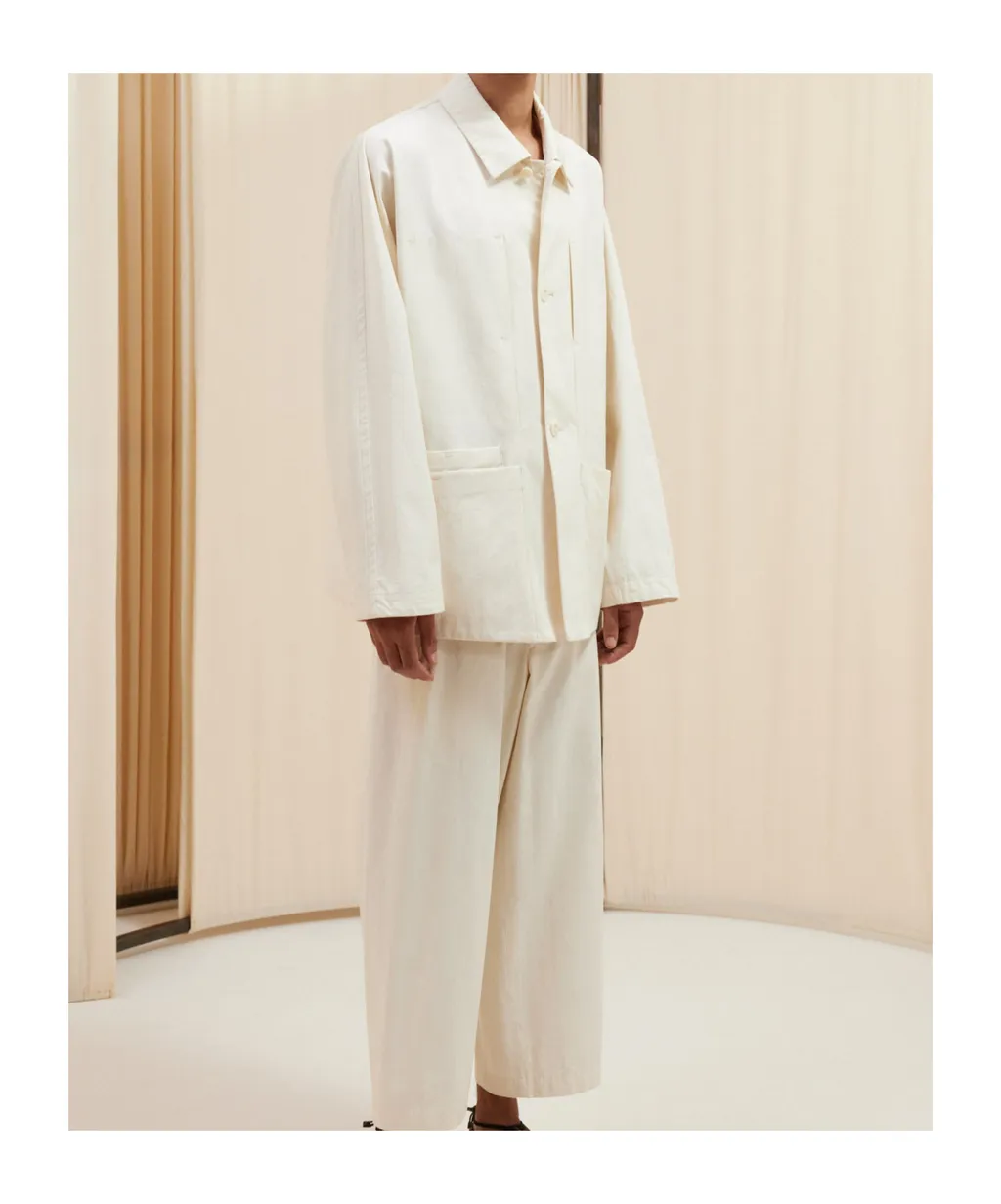 Straight Hem Shirt Jacket
