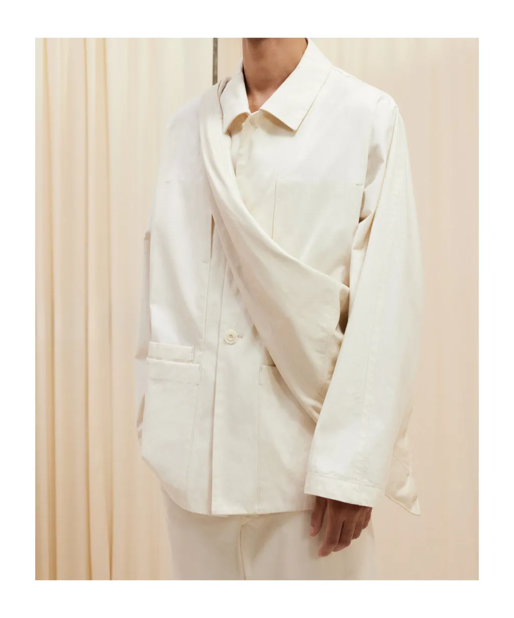 Straight Hem Shirt Jacket
