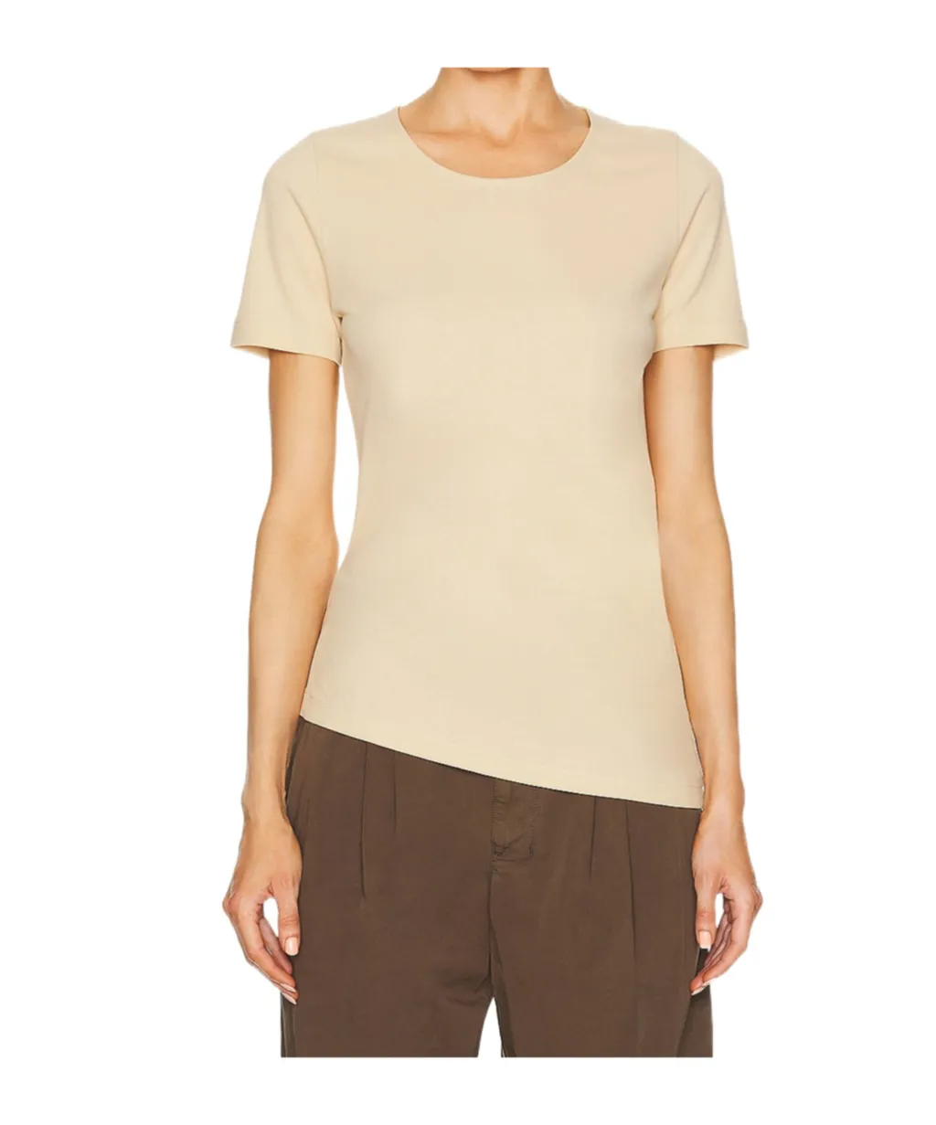 Round Neck Cotton T-Shirt