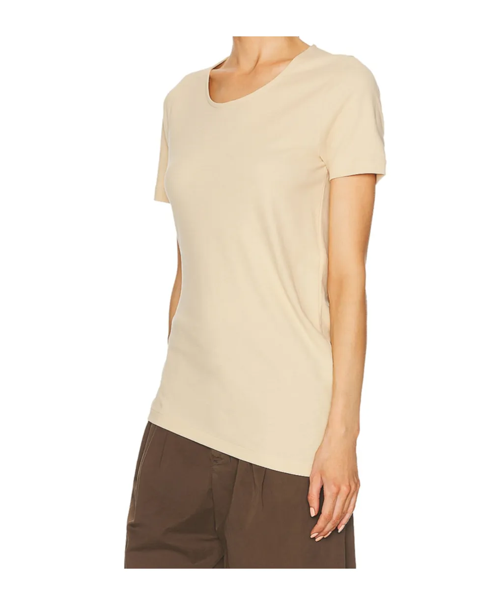 Round Neck Cotton T-Shirt