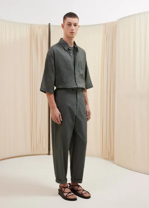Belt Loop Crease Casual Pants