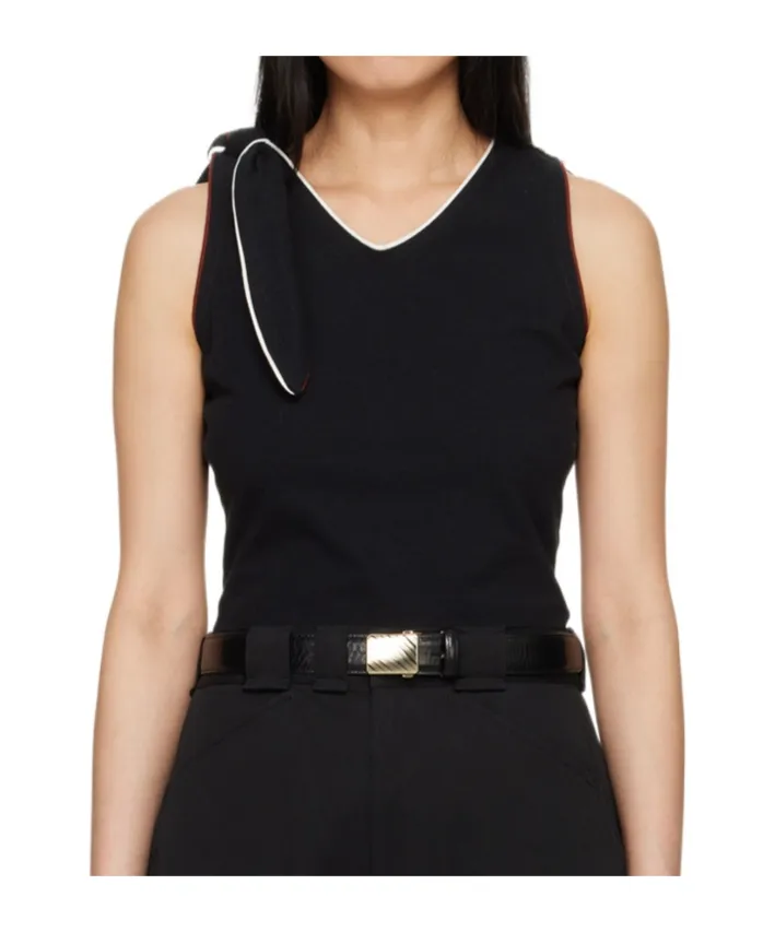 V-Collar Bindings Vest