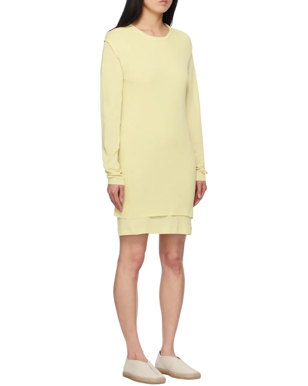 Long Sleeved Knitted Mini Dress