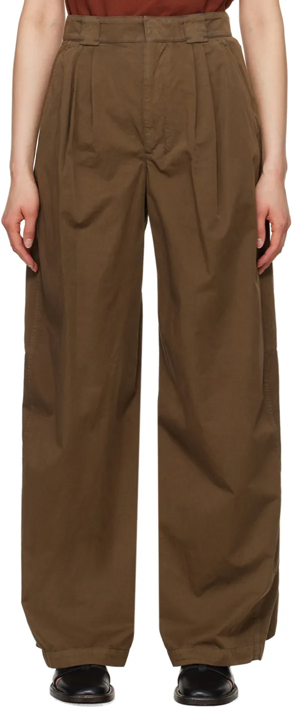 Wide-Legged Casual Pants