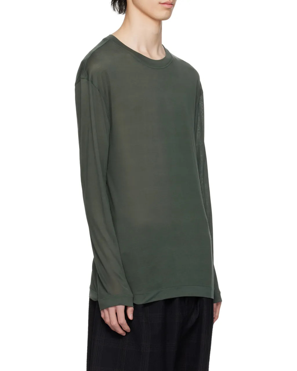 Long-Sleeved Crewneck T-Shirt