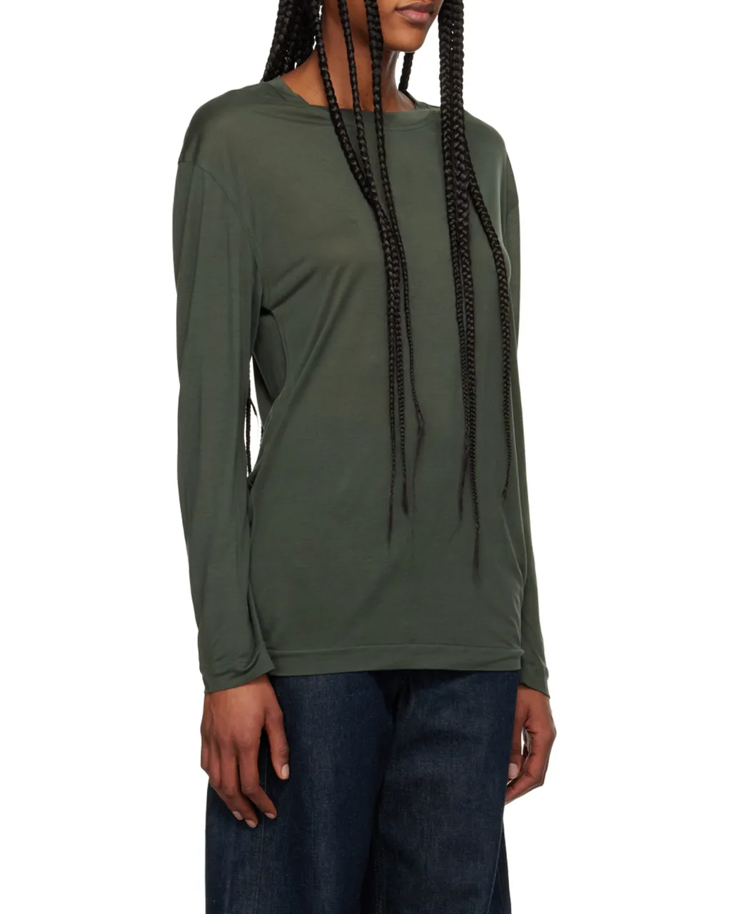Long-Sleeved Crewneck T-Shirt