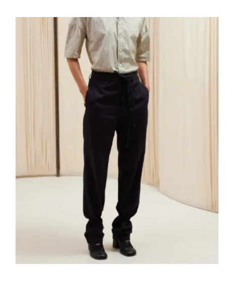 Cotton Straight Trousers