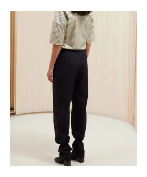 Cotton Straight Trousers