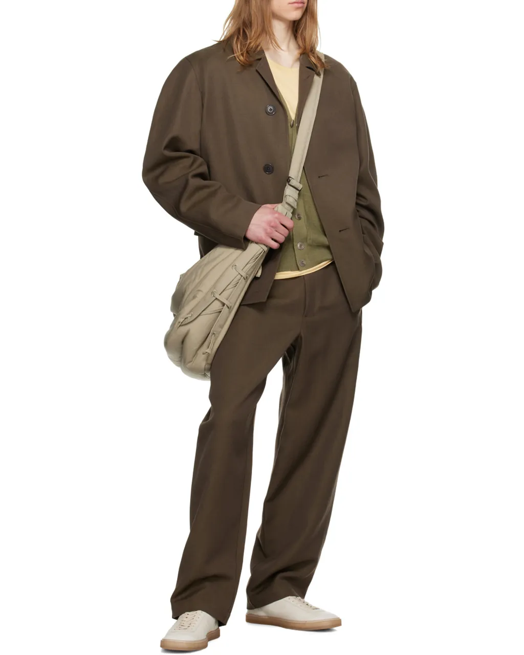 Wide Leg Tailored Trousers
