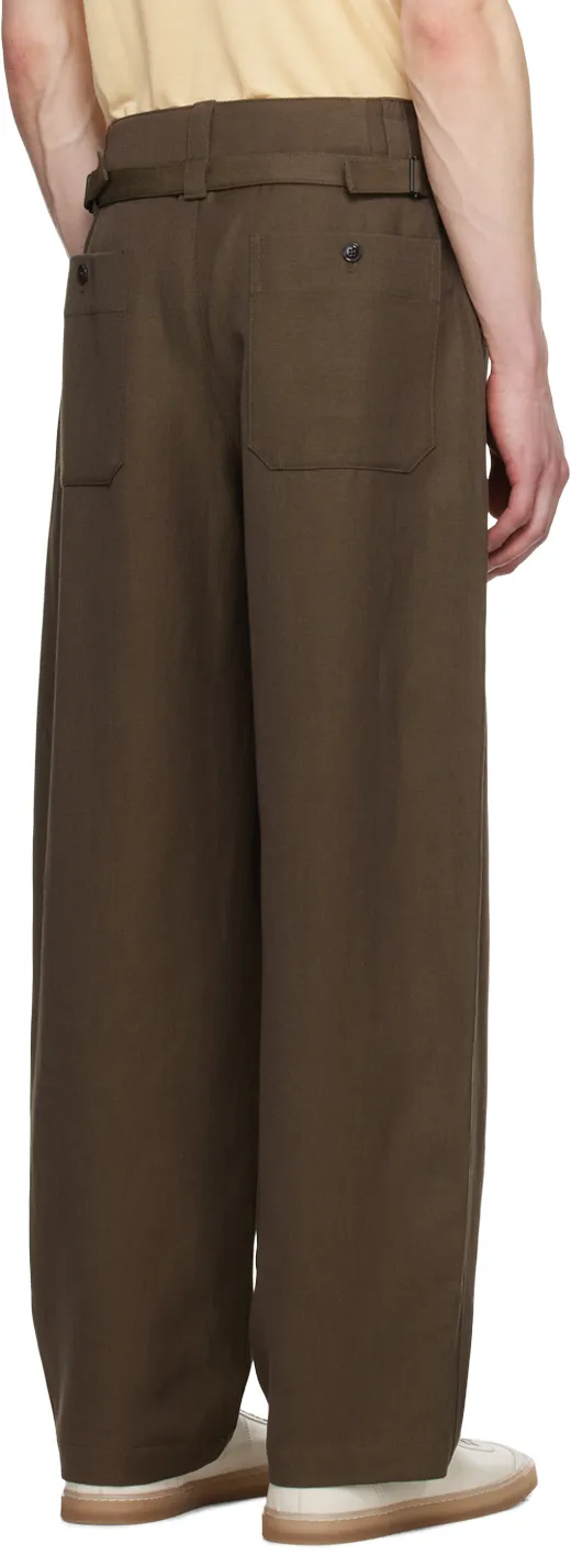Wide Leg Tailored Trousers