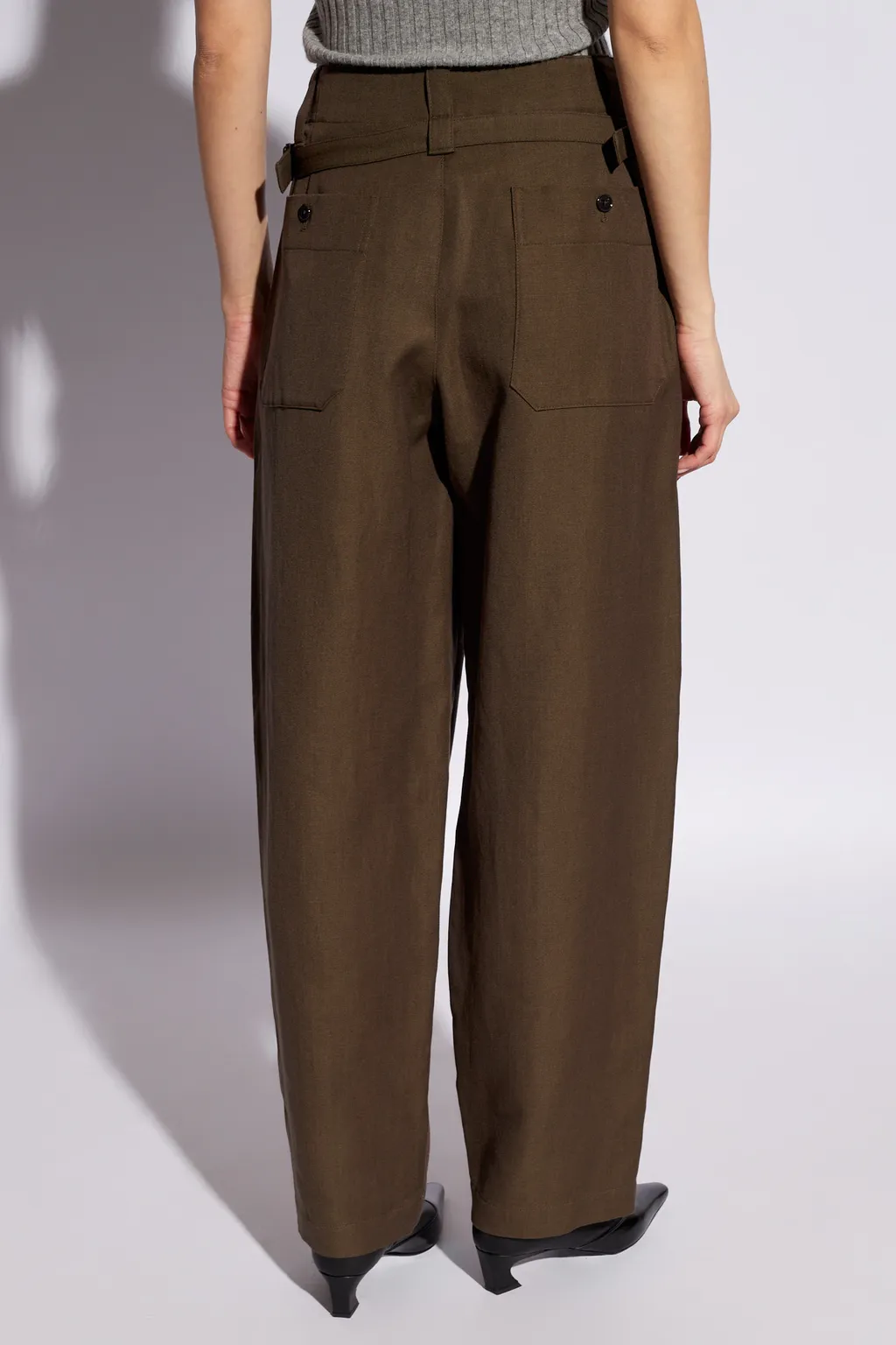 Wide Leg Tailored Trousers