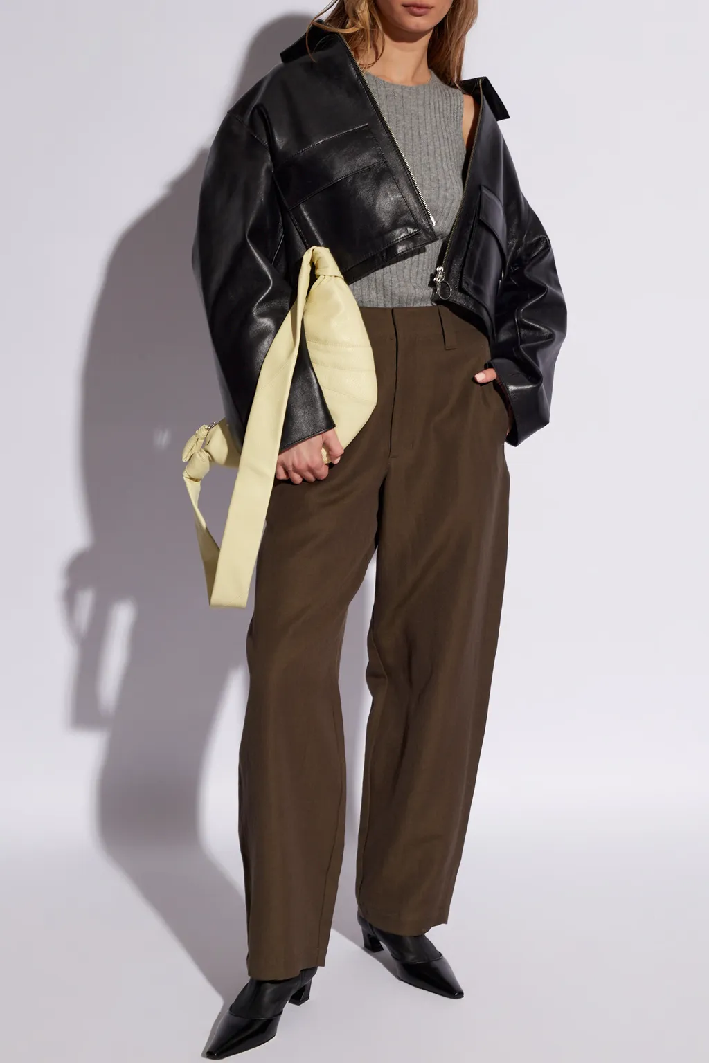 Wide Leg Tailored Trousers