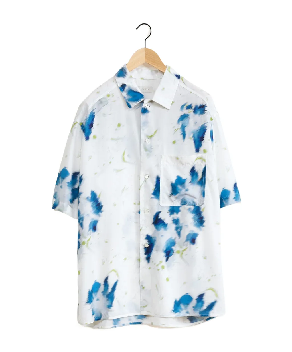 Flower Pattern Short-Sleeved Shirt