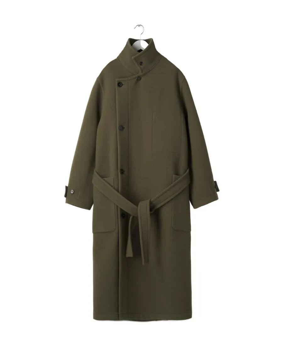 Double-Breasted Belted Coat