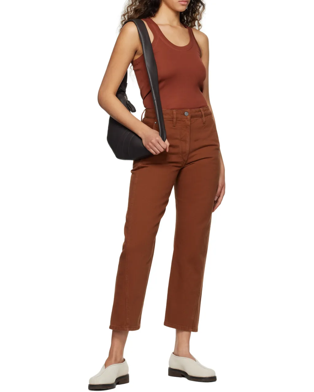 Croissant Knot-Detailed Shoulder Bag