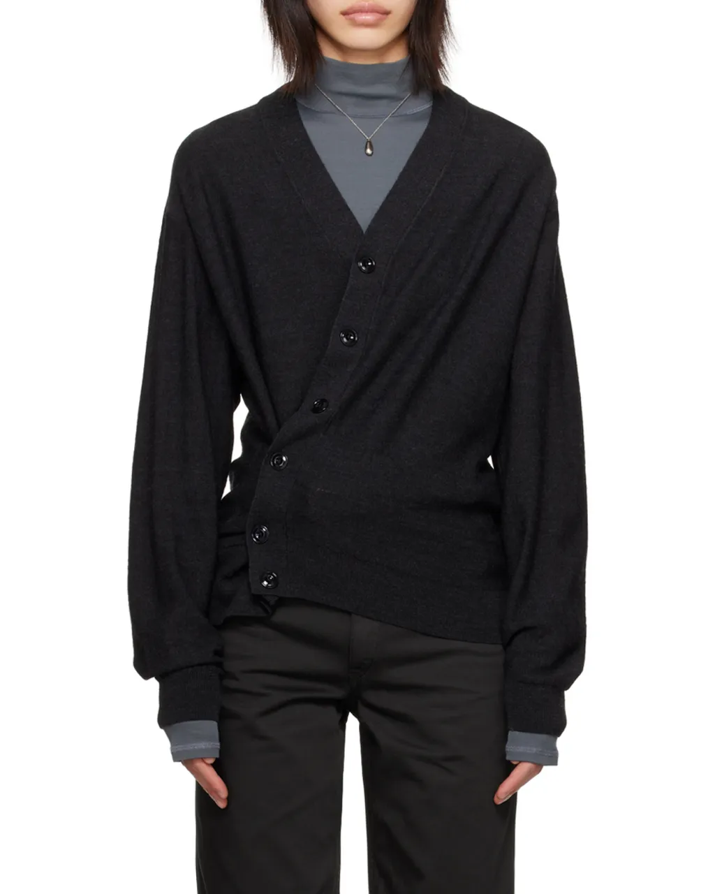 V-Neck Knitted Cardigan