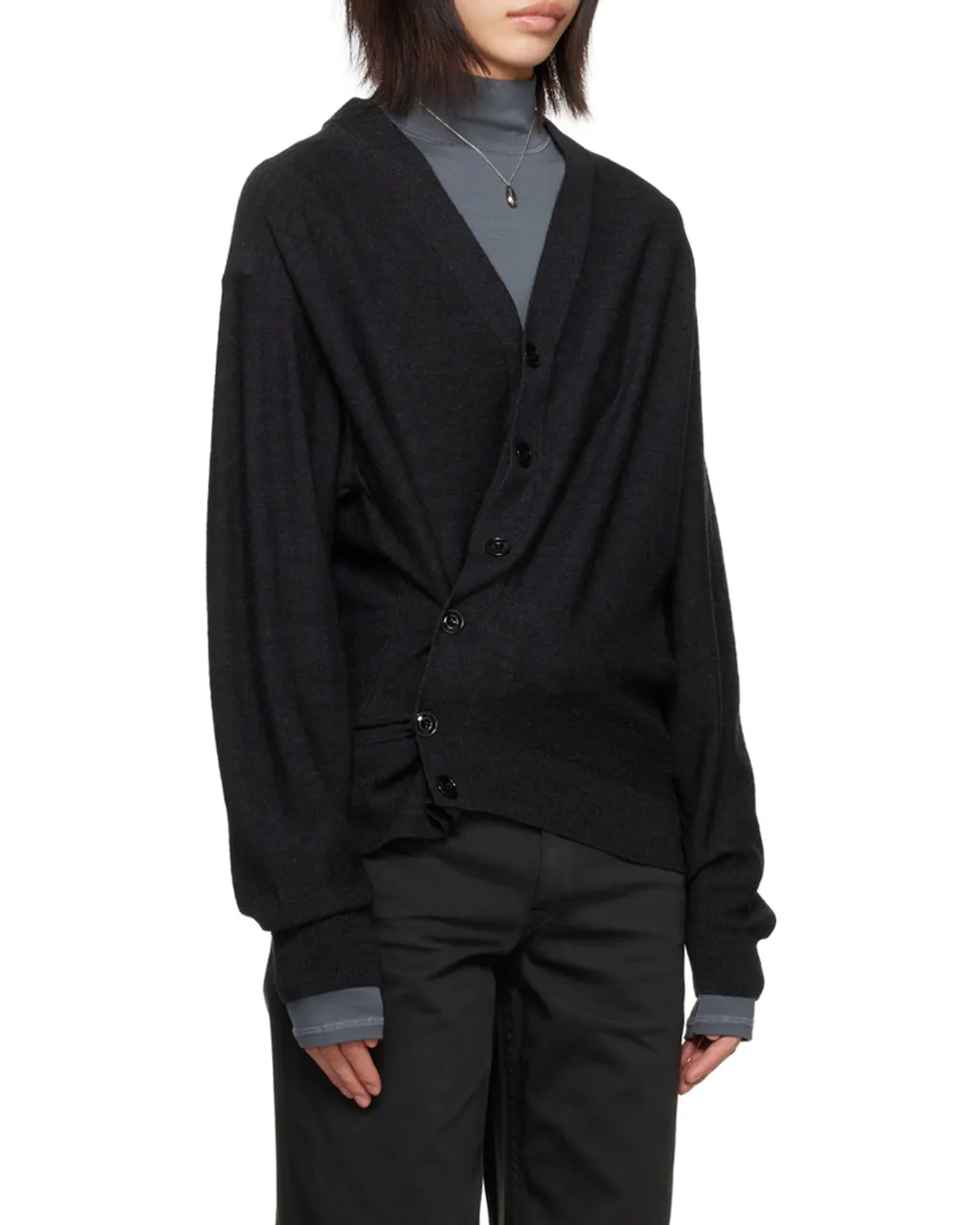 V-Neck Knitted Cardigan