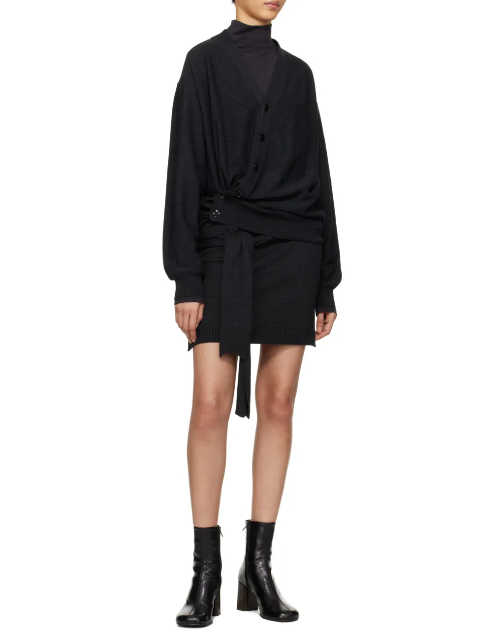 V-Neck Knitted Cardigan