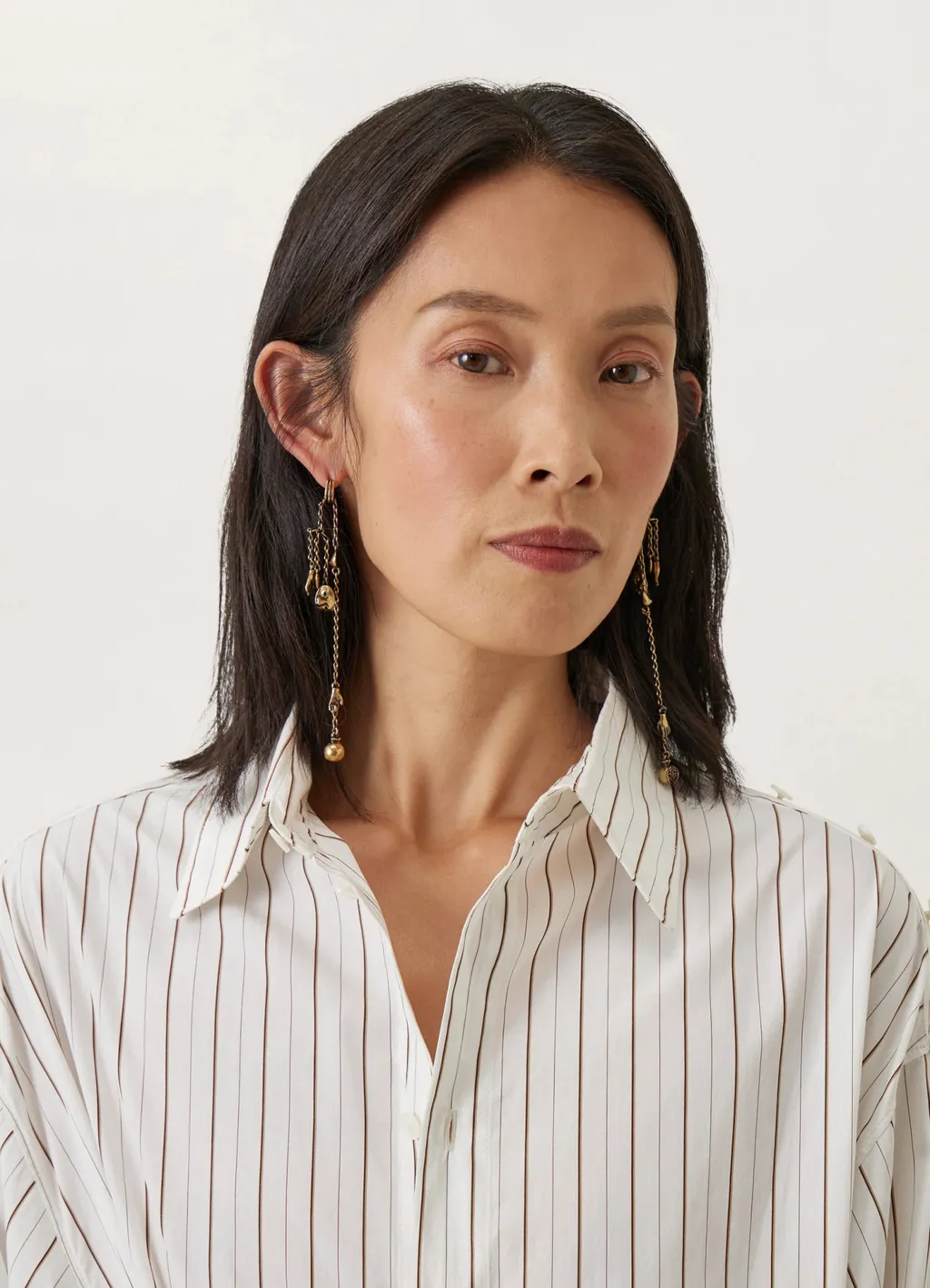 Charm Chain Drop Earrings