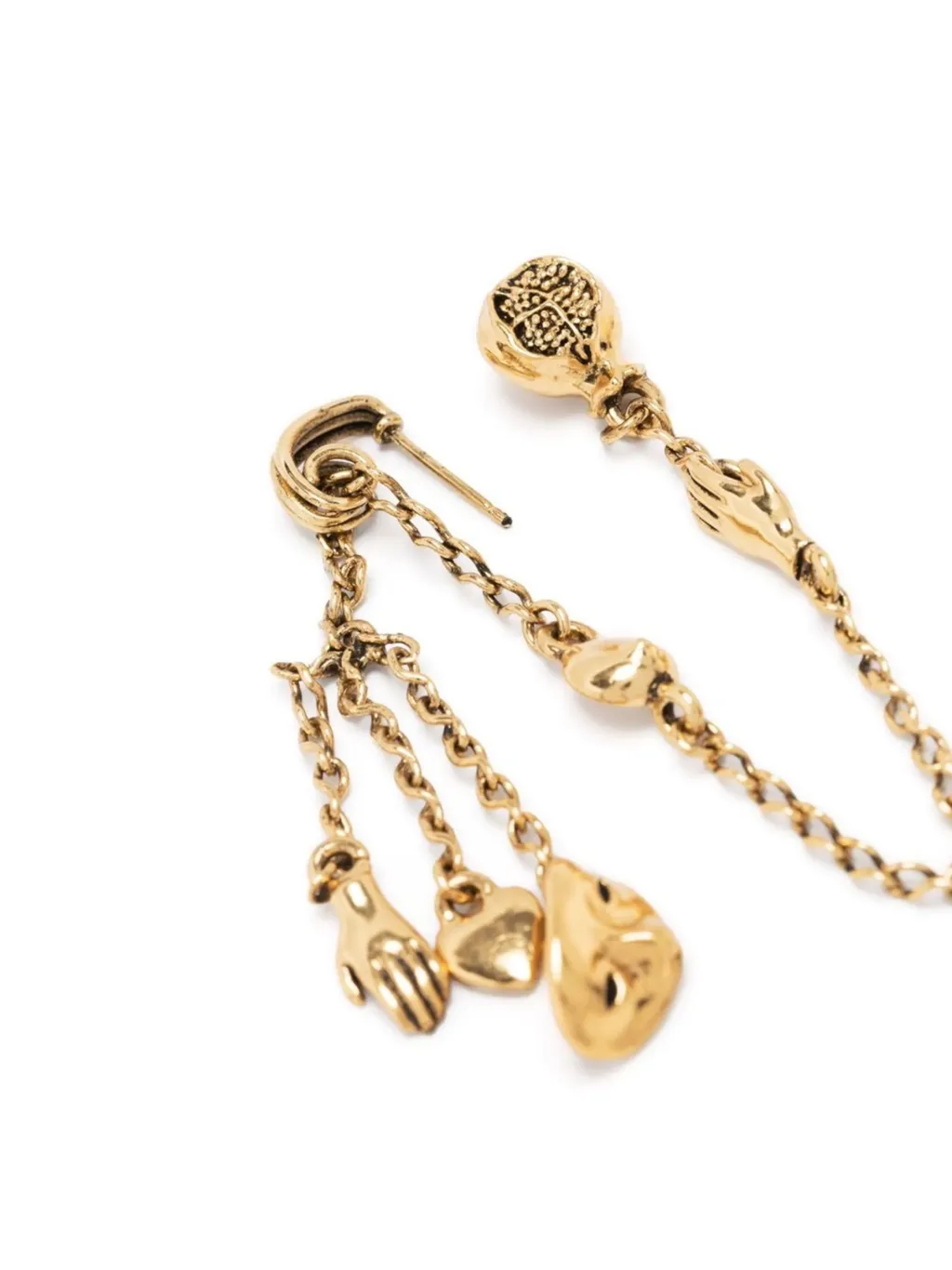 Charm Chain Drop Earrings