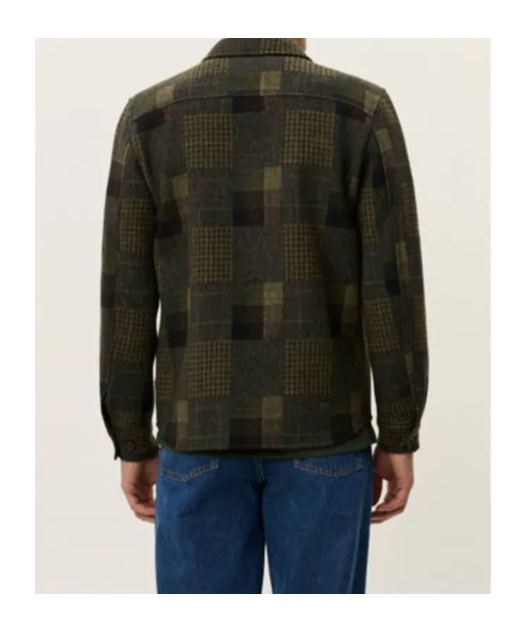 Kody Patchwork Wool Overshirt