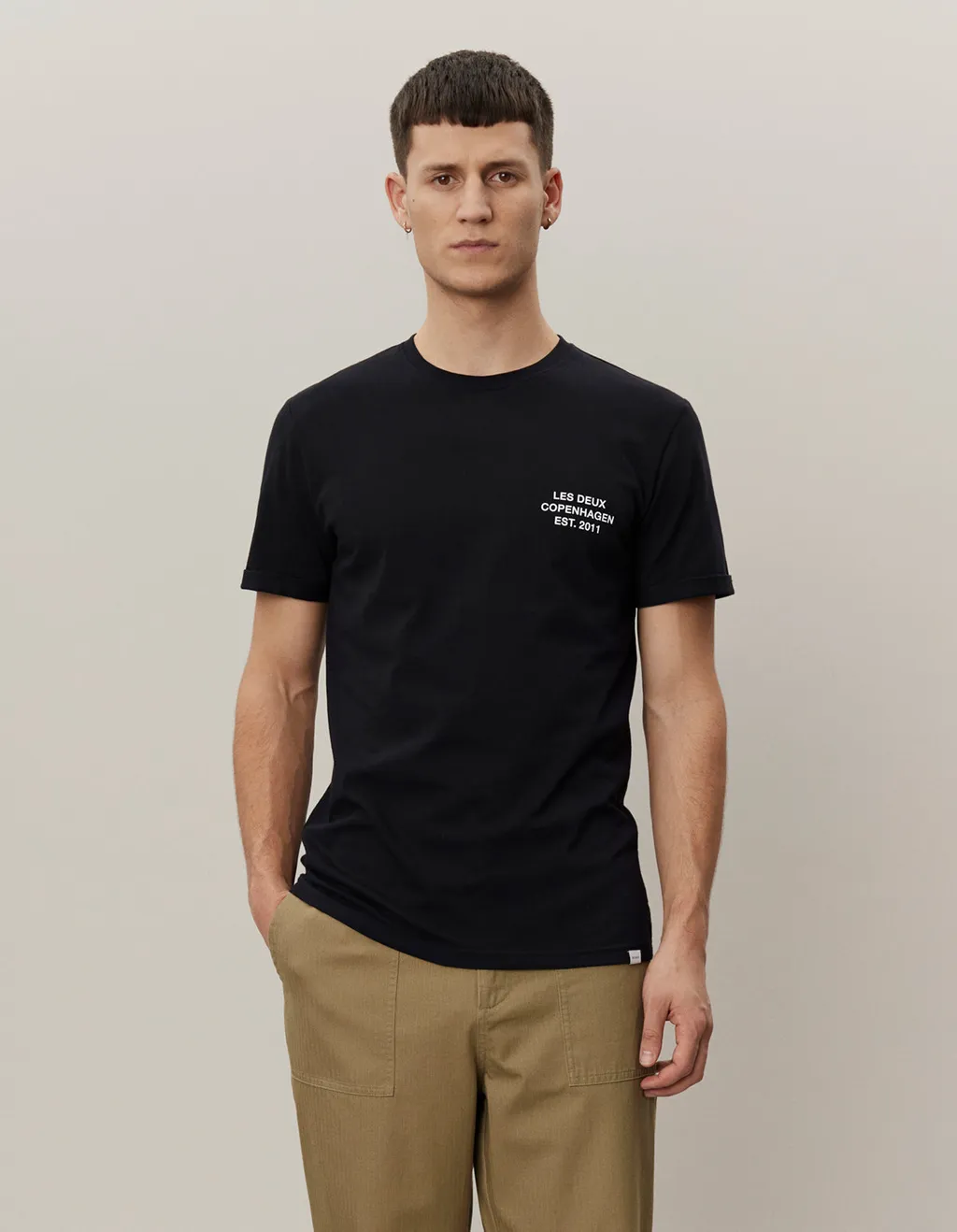 T-Shirt With Round Neck And Short Sleeves