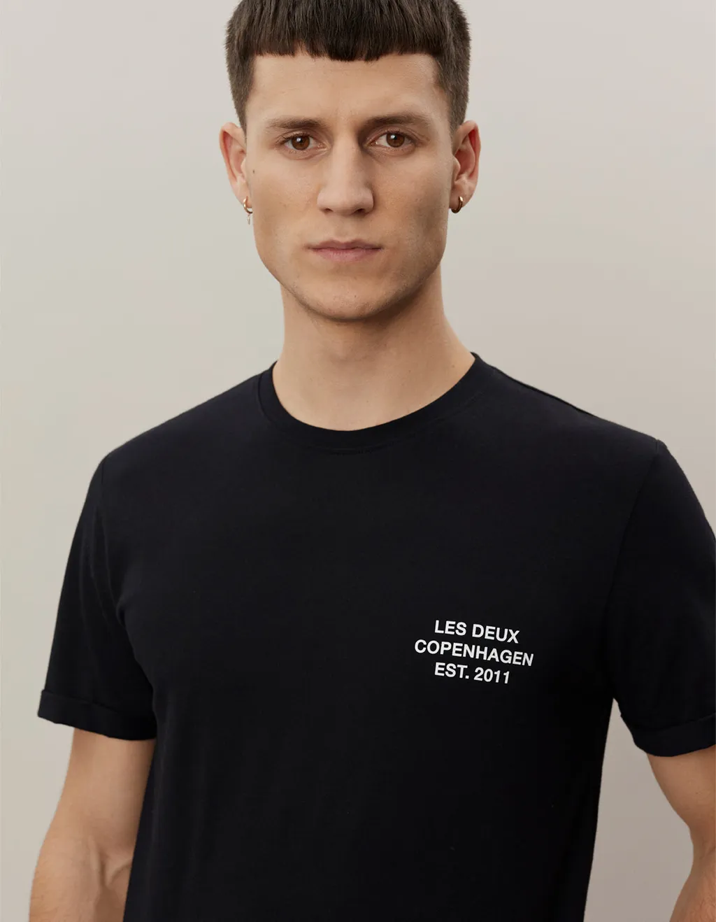 T-Shirt With Round Neck And Short Sleeves