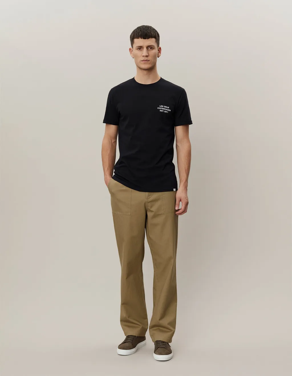 T-Shirt With Round Neck And Short Sleeves